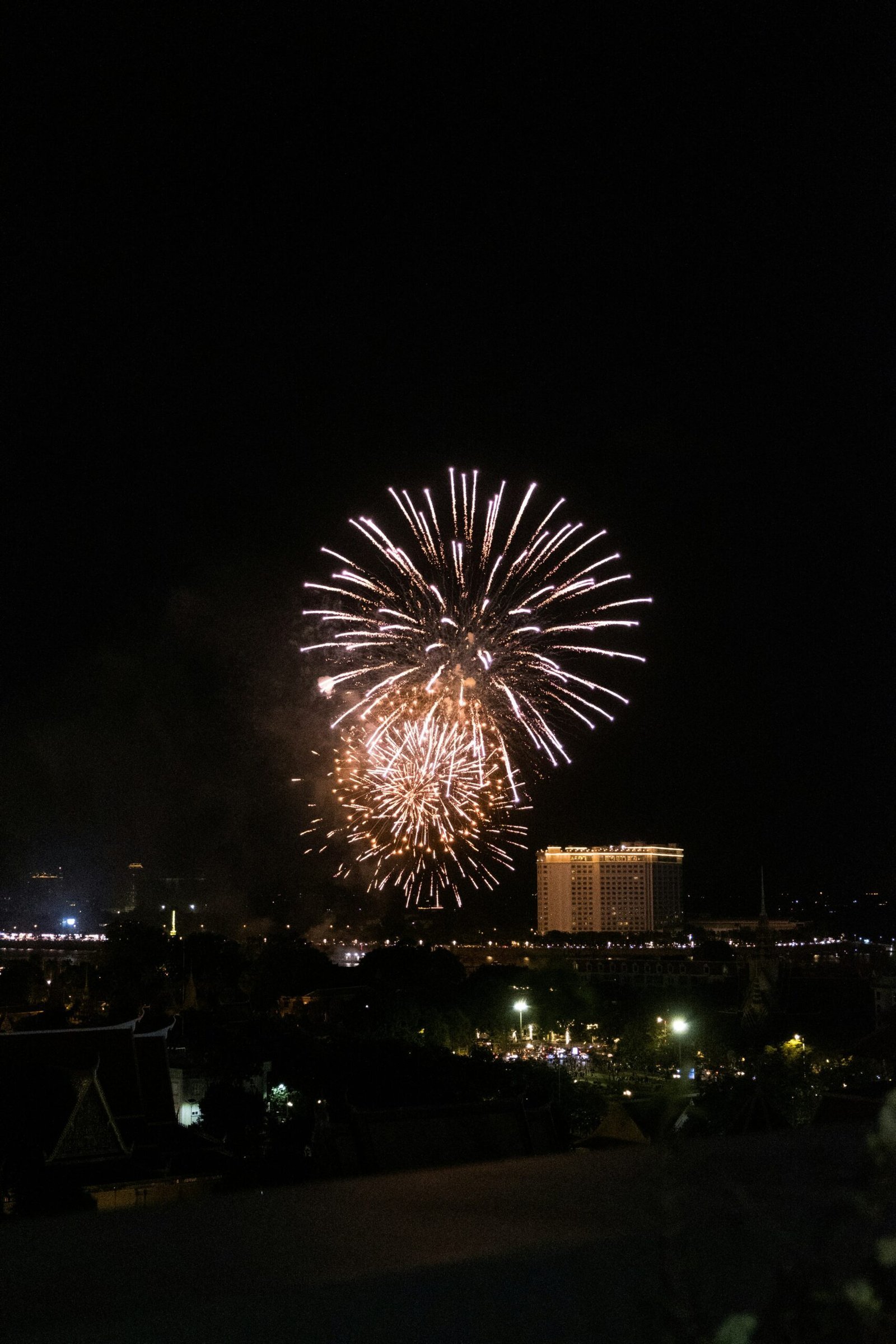 fireworks display during night time